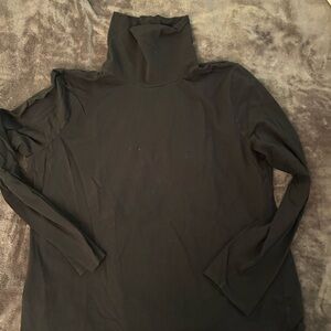 Black Turtleneck Top
